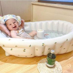 Animal Baby Swimming Bathtub Children's Portable Outdoor Inflatable Pool Children's Bathtub Newborn Swimming Pool Olives