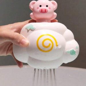 1pc Cartoon Pig Shower Playset Sprinkler Bath Toy Pink